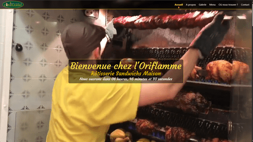 Aperçu du projet Restaurant : Oriflamme